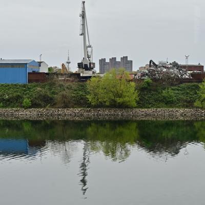 Eindrücke der Hafenrundfahrt im Mannheimer Hafen